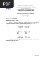 Parcial Nro. 3 Matematica Aplicada