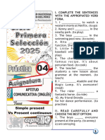 PS 2025 SEMANA 4 Simple Preent Vs Present Continuous 1