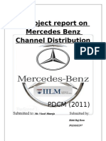 A Project Report On Mercedes Benz Channel Ion Document