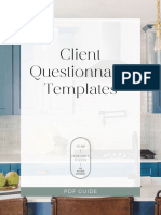 DO2 Client Questionnaires