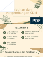 Pengembangan Dan Pelatihan SDM