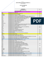 Lista de Precios $ Auto Fa16-10-2024 Ultima