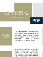 Chapter 14 Preparation of Ballistics Report