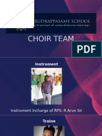 Choir Incharge