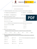 Ejercicios de Refuerzo de Matemáticas Nº2