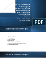 Exploración Neurológica, Síndrome Piramidal, Afectación de La Primera y Segunda Motoneuronas.