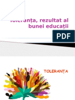 Toleranta Rezultat Al Bunei Educatii 2