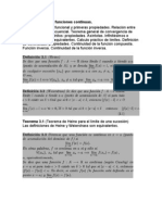 Límite Funcional y Funciones Continuas