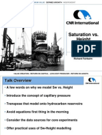 Capillary Pressure and Saturation Height