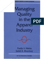 Managing Quality in Apparel Industry