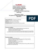 OOP Final Model Paper 1st Sem