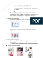 II. Introduction To Japan's Communication Features