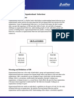 Organizational Behaviour Material