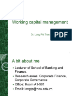 Topic 1 - Overview of Working Capital Management