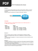 TD 2 Fondements Des Réseaux