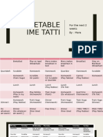 Timetable