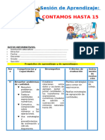 1° Sesión Día 4 Mat Contamos Hasta 15