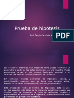 Prueba de Hipotesis