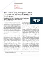 The Limited Scar Mastopexy Current Concepts and Approaches To Correct Breast Ptosis