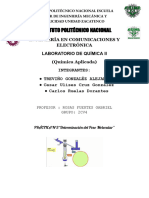 PRÁCTICA N°3"Determinación Del Peso Molecular"