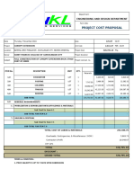 Canopy Extension Costing - Back Stage Part of BNBS