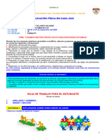 Semana 25 (VI) : Creamos Nuestro Propio Juego para Divertirnos en Familia