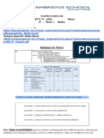 CLASS X - Notes - 2 - IT - Term I