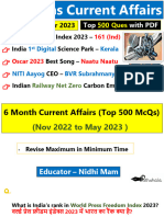 Last 6 Months CA (Top 500 Ques)