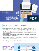 Technical Paper Writing