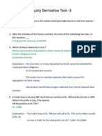 Equity Derivatives Test - 3 PDF