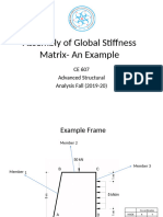 Assembly - Global Stiffness Matrix