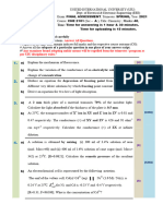 Chemistry - All Question - Spring 2021