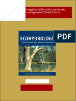 Instant Ebooks Textbook Ecohydrology Vegetation Function Water and Resource Management Derek Eamus Download All Chapters