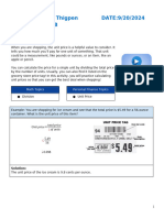 Unit Price Worksheet 