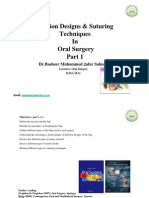 Incision Designs & Suturing Technique in Oral Surgery-Part-1