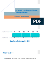 Chapter 5 - Array, Pointers and String