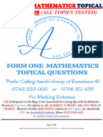 f1 Maths Topicals Amobi