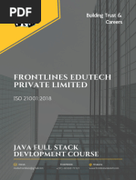 FLM Java Full Stack Syllabus New