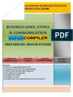 Business Laws, Ethis & Communication Super Compiler