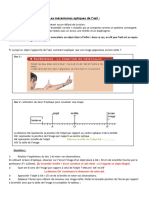 CH 3 Act 2 Les Mécanismes Optiques de l&#039 Oeil2021