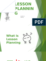 Lesson Planning