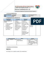 SESION DE APRENDIZAJE MATEMATICA 02 Sustraccion 19 de Noviembre