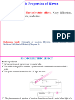 Particle Properties of Waves: Photoelectric Effect