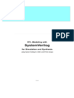 RTL Modeling With Systemverilog For Simulation and Synthesis Using Systemverilog For Asic and Fpga Design First Edition Stuart Sutherland