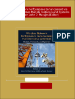 Wireless Network Performance Enhancement Via Directional Antennas Models Protocols and Systems 1st Edition John D. Matyjas (Editor)