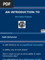 Zero Injury Program - Training Module