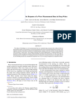 Biofouling Effects On The Response of Wave Measurement Buoy in Deep Water - Thomson Et Al - 2015