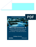 Microprocessor 5 Software and Hardware Aspects of Development Debugging and Testing The Microcomputer 1st Edition Philippe Darche