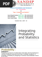 F.Y. Maths PPT On Probability and Statistics