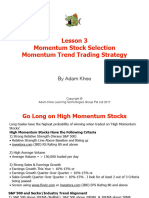 Lesson 3-Momentum Stock Selection